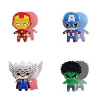 ราคา ตุ๊กตา Ironman ไอรอนแมน & Captain America กัปตันอเมริกา & Hulk ฮัค & Thor ธอร์ Cuties 12นิ้ว Avengers Marvel (390047106)