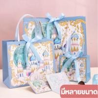 ราคา ถุงกระดาษพรี่เมี่ยม(แถมโบว์ผูก) ถุงของขวัญ ถุงของชำร่วยงานแต่ง ถุงของชำร่วย มีหูหิ้วให้เลือก (27053420003)