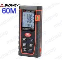ราคา ตลับเมตรดิจิตอล 60M เครื่องวัดระยะเลเซอร์ เลเซอร์วัดระยะดิจิตอล SNDWAY T60 laser distance meter (6653596443)