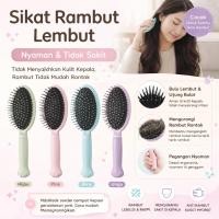 ราคา BEAUTIFUL COLOR AIRBAG COMB/ ANTI-HAIR LOSS COMB/ OVAL SHAPE AIRBAG COMB, ANTI-TANGLE, สี PASTEL, DOVE RANDOM WITH PAW EDITION (24147714136)