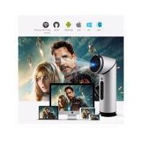 ราคา โปรเจกเตอร์ แบบพกพา Android 5.1 30w 1000 Lumens Mini Led DLP Headlight Full HD Projector (Silver) (2255584847)