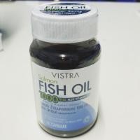 ราคา Vistra Salmon FISH OIL วิสทร้า น้ำมันปลาแซลมอน น้ำมันปลา 1000 mg 20 เม็ด (5818082485)