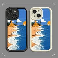 ราคา IPhone Case Surfing Dawn Sunset เจดีย์โบราณ, ป้องกันกล้อง iP X/XS/XR/11/12/13/14/15/16/17/Plus (57758612780)