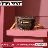 ราคา หลุยส์วิตตอง Louis Vuitton LV Mini Bumbag Mini กระเป๋าคาดเอวผู้หญิง (27270955025)