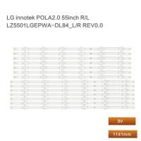 ราคา 14 PCs LCD TV LG Innotek Pola 2.0 = 7 PCs LED backlight strip สําหรับ LG 55ln5400-cn LN549C-CA (49755594851)