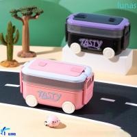 ราคา จันทรคติ เด็กรถบัสกล่องอาหารกลางวัน,ปิดผนึกช่องที่สามารถเคลื่อนย้ายรถรูปร่างกล่องอาหารกลางวัน,เครื่องครัวที่มีบนโต๊ะอาหารรั่วซึมสองชั้นภาชนะอาหา (42878625250)