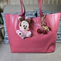ราคา Coach แท้ shopping tote ซับหนังกลับ สภาพสวย สีชมพู (25490552916)