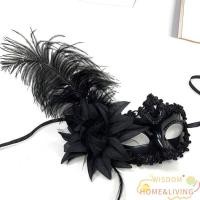 ราคา WISDOM Masquerade , ดอกไม้ด้านข้างพลาสติก Venetian , อุปกรณ์ประกอบฉากตกแต่ง Feather สไตล์วินเทจ Rhinestone ตกแต่ง Party Mardi Gras Party (49307720190)