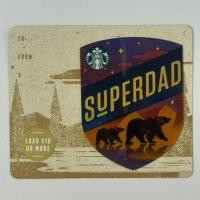 ราคา บัตรสตาร์บัคส์ อเมริกา Superdad ยังไม่ขูดพิน บัตรพลาสติก(starbucks card) ปี2018 (27202587705)