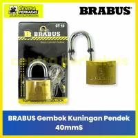 ราคา BRABUS กุญแจทองเหลืองแข็ง 40mmS / 50mmS / 60mmS - กุญแจทองเหลืองคอสั้น (57056357174)
