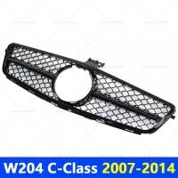 ราคา for 2007-2014 W204 C-Class Mercedes Benz C180 C200 C250 C300 C43 AMG GT Front Bumper Grille Hood Gr (54152528125)