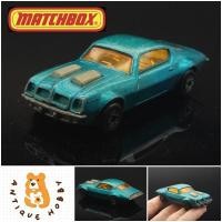 ราคา โมเดลรถเก่าของเล่นเก่า รถสะสมโบราณ มือสอง: LESNEY MATCHBOX PONTIAC FIREBIRD สีฟ้า (24222758553)