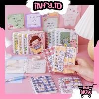 ราคา INFY - สมุดโน๊ตขนาดเล็ก Ring Motif Notebook / Ring Motif Notebook / Ring Notebook / Mini Portable Stationery Book S101 (27937484732)