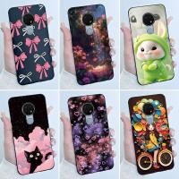 ราคา กรณีสําหรับ โนเกีย 7.2 / โนเกีย 6.2กรณีโทรศัพท์น่ารักรักกระต่ายสีดํา ทีพียู ซิลิโคนนุ่มป้องกันปกหลัง โนเกีย6.2 โนเกีย7.2ปลอก (55804702626)