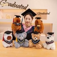 ราคา LNBE ตุ๊กตารับปริญญา, ตุ๊กตาหมีนั่ง Capybara 25 ซม., ตุ๊กตาชุดรับปริญญาตุ๊กตาหมี Dr. ของขวัญรับปริญญาหมี (57458063980)
