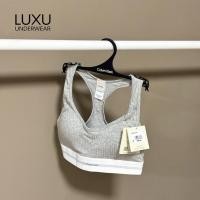 ราคา (พร้อมส่ง) Calvin Klein เสื้อชั้นในผู้หญิง Cotton Modal Stretch Rib Lightly Lined Bralette ของแท้ 100% (54357377435)