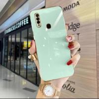 ราคา เคส TPU สีพื้น ขอบทอง แบบนิ่ม สำหรับ OPPO A9 (2020) A5 (2020) A53 A54 4G สีสวย พลาสเทล หรูหรา สินค้าพร้อมจัดส่ง (22262266707)