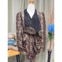 ราคา เสื้อลายเสื้อทรงกิโมโนผูกหน้ามือสองสวยๆ (20706508350)