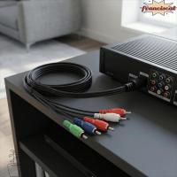 ราคา FRANCISCAL Mini 10 Pin AV DIN Cable, ยืดหยุ่นสีแดงสีเขียวสีฟ้าและสีแดงสีขาว 10 Pin DIN ถึง 5RCA Cable, เปลี่ยน Plug and Play 1.8m/5.9ft AV การเชื่อมต่อสําหรับทีวี (47657154022)