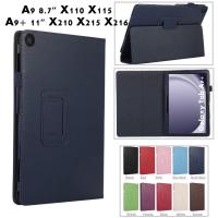 ราคา for Samsung Galaxy A9+ A9 Plus Tablet Case 8.7 11 inch X110 X115 X210 X215 X216 Cover Case Stand Cover Flip Case PU Leather Cover (24750279292)