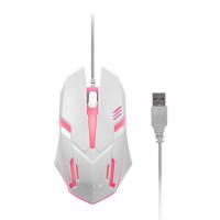 ราคา OKER WIRED LED MOUSE OP-167 WHITE GAMING MOUSE (28192683379)