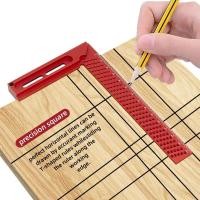 ราคา Woodworking Cross Calibration Ruler ,Precision T-Type Ruler Scribing Marking Gauge,Aluminum Alloy H (49852430866)