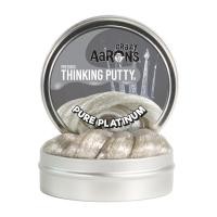 ราคา Crazy Aaron's Thinking Putty รุ่น Precious Metals สีทองขาว Pure Platinum ขนาด 3 นิ้ว (6771781459)