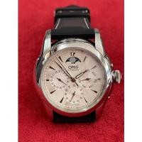 ราคา ORIS BIG CROWNSUN MOON Automatic17 Jewels ⭐️ตัวเรือนสแตนเลส นาฬิกาผู้ชาย นาฬิกามือสองของแท้ (19732019823)