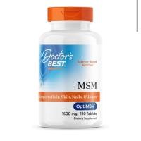 ราคา EXP 9/28 Doctor’s Best MSM with OptMSM 1,500 mg, 120 Tablets sบำรุง ข้อต่อ ผม ผิว กระดูก ลดอาการปวดข้อ (13783853144)