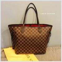 ราคา Used like new!! ❤️ LV Neverfull Damier MM size DC11 ภายในสีแดง (8530484003)