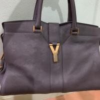 ราคา YSL large Cabas Chyc leather tote (7508353951)