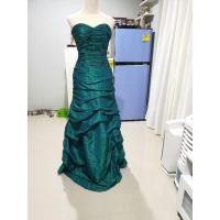 ราคา ชุดราตรีสีเขียวปีกแมลงทับ(T074) (3949739544)