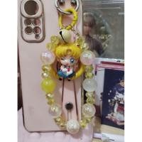 ราคา ลูกปัดเซเลอร์มูน สายคล้องเซลโฟนสีเหลือง (51456344538)