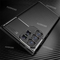 ราคา Samsung S26 Ultra 2026 คาร์บอนไฟเบอร์กันกระแทกสําหรับ Samsung Galaxy S26Ultra S26 26S SamsungS26Ultra S 26 S25 Plus + Ultra FE 5Gซิลิโคนเคสโทรศัพท์ป้องกันกลับปกอ่อน (51256540366)