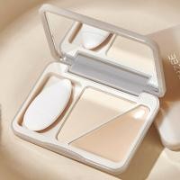 ราคา Influencer Two-Color High Disc Matte High Gloss Cream คอนซีลเลอร์ Moisturizing Facial Brightening Natural Double High Disc แต่งหน้า (56657043700)