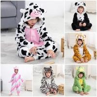 ราคา ใหม่ล่าสุด Kigurumi ชุดนอนจั๊มสูทแขนยาว ผ้าสักหลาด ลายการ์ตูนแพนด้า วัว แฟชั่นฤดูใบไม้ร่วง ฤดูหนาว สําหรับเด็กผู้ชาย ผู้หญิง คอสเพลย์ (25061228641)