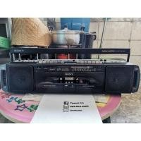 ราคา SONY CFS-DW80 [JAPAN 100V] เครื่องเล่นเทป2หลุม+วิทยุ+Line in ใช้งานได้เต็มระบบ (4959057825)