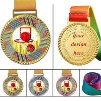 ราคา 10 ถึง 50 ชิ้น 2.55 นิ้วทองสีเหรียญบาสเกตบอล Trophy รางวัลเหรียญ Trophies ของขวัญรางวัล Tournament Champion Team 1st Place First LQ-1-009 (54953153940)