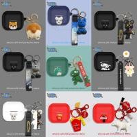 ราคา For Samsung Galaxy Buds3 FE / Buds 3 Pro Cover Boy Gift Bear Earphone Silicone Case Earbuds Soft Protective Headphone Headset Skin With Pendant (40664984127)