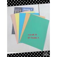 ราคา กระดาษสีA4คละ5สี*80แกรม50แผ่นbyDoubleA (13704066333)