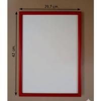 ราคา กรอบรูปสีเเดงA3 กรอบรูปA3สีเเดง ขนาด 42x29.7cm. กรอบรูปภาพ กรอบรูปจิ๊กซอว์ เเบบเเขวนผนัง ได้ทั้งเเนวตั้งและเเนวนอน (48655455734)