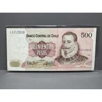 ราคา ธนบัตรรุ่นเก่าของประเทศชิลี ชนิด500Pesos ปี1990 UNC (56056618863)