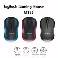 ราคา ⚡️ของแท้ ขายดี⚡️MOUSE (เมาส์ไร้สาย) LOGITECH M185 Wireless Mouse ของแท้ ประกัน 1 ปี (1560075339)