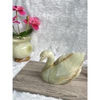 ราคา หงส์ตกแต่งบ้าน หินโอนิกซ์ โอนิกซ์ แต่งบ้าน หยกปากีสถานแท้ Swan Pakistan Onyx Stone (18068887358)