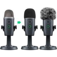 ราคา Mic Windscreen Cover Pop Filter เข้ากันได้กับ Blue Yeti Nano, Furry Wind Cover + Mic Foam Wind Cover ใช้งานร่วมกับ Yeti Nano (Furry & Foam Combo 2Pack) (48657031702)