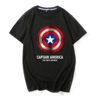 ราคา ((จัดส่งภายใน 24 ชั่วโมง) เสื้อยืด Captain America Shield ขนาด S-4XL สำหรับแฟนMarvel) (41465434939)