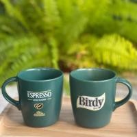 ราคา แก้วกาแฟร้อน แก้วมัค แก้วเซรามิค เบอร์ดี้ 3 in 1 หนามาก ขนาด 280 ml.แก้วกาแฟ Cup Mug Premium (25090753932)