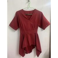 ราคา เสื้อมือสองสีแดง เสื้อแฟชั่นสีแดง (2916890887)