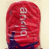 ราคา กระเป๋าเป้ Anello สีแดง รุ่น Big Logo Print Mini Daypack ของแท้ 100% (1918312306)