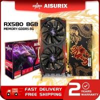 ราคา AISURIX RX580 8GB ยี่ห้อใหม่กราฟิกการ์ด AMD Radeon คอมพิวเตอร์ GPU การ์ดสําหรับเล่นเกมทํางาน Office (51457997465)